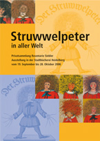 Plakat und Einladungskarte zur Ausstellung Struwwelpeter in aller Welt - Stadtbcherei Heidelberg